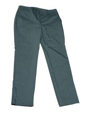 Ann Taylor Factory Women’s Size 4 Olive Green Ankle Pants Slim Straight Work Car